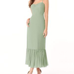 Dusty Sage Bridesmaids Dress
